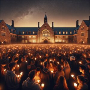 Campus memorial candlelight vigil