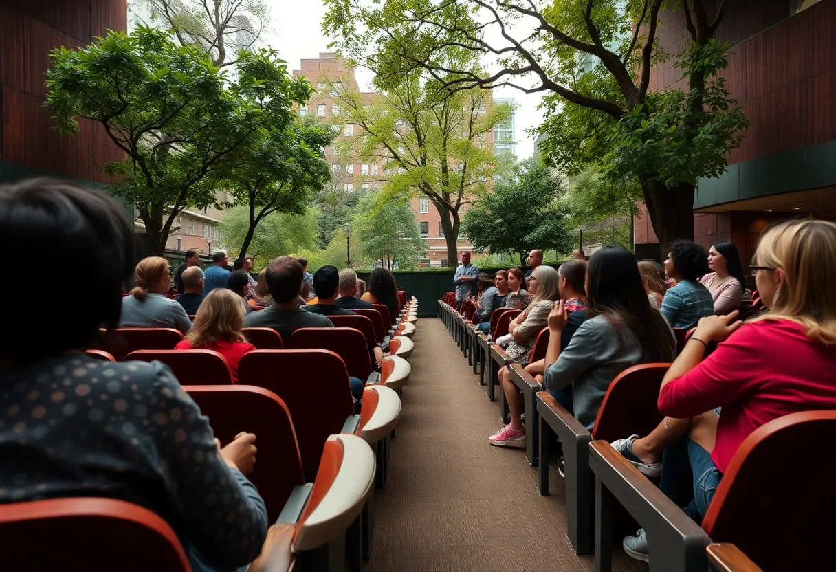 Empty theatre seats in Atlanta amid arts community crisis