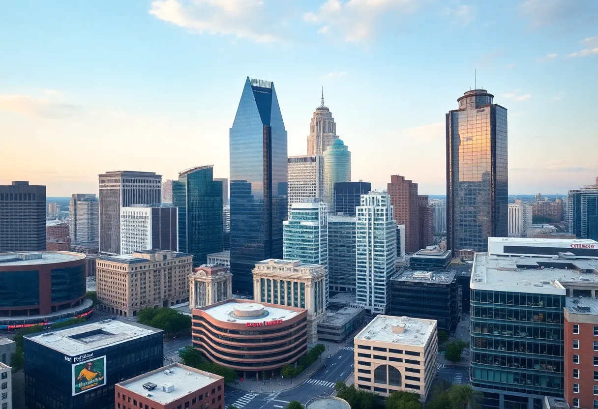 Cityscape of Atlanta highlighting commercial real estate