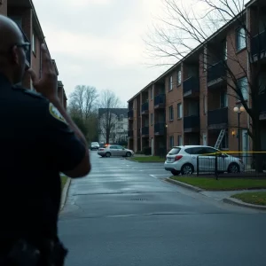 Police investigation at Riverwood Apartments in Atlanta