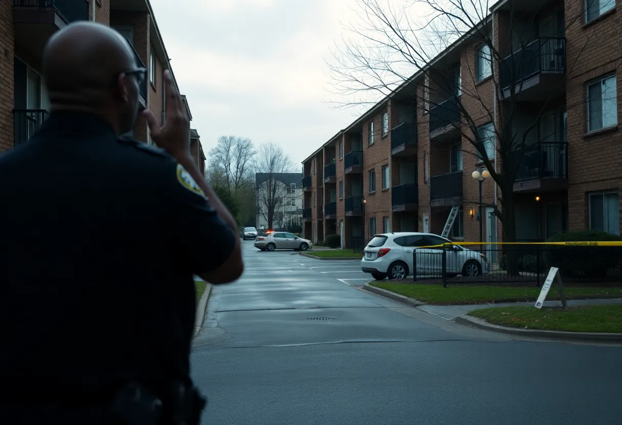 Police investigation at Riverwood Apartments in Atlanta