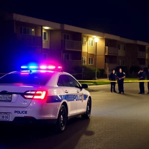 Police activity in Atlanta after a tragic shooting incident.
