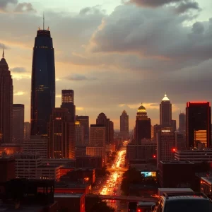 Atlanta skyline representing Will Trent season 3