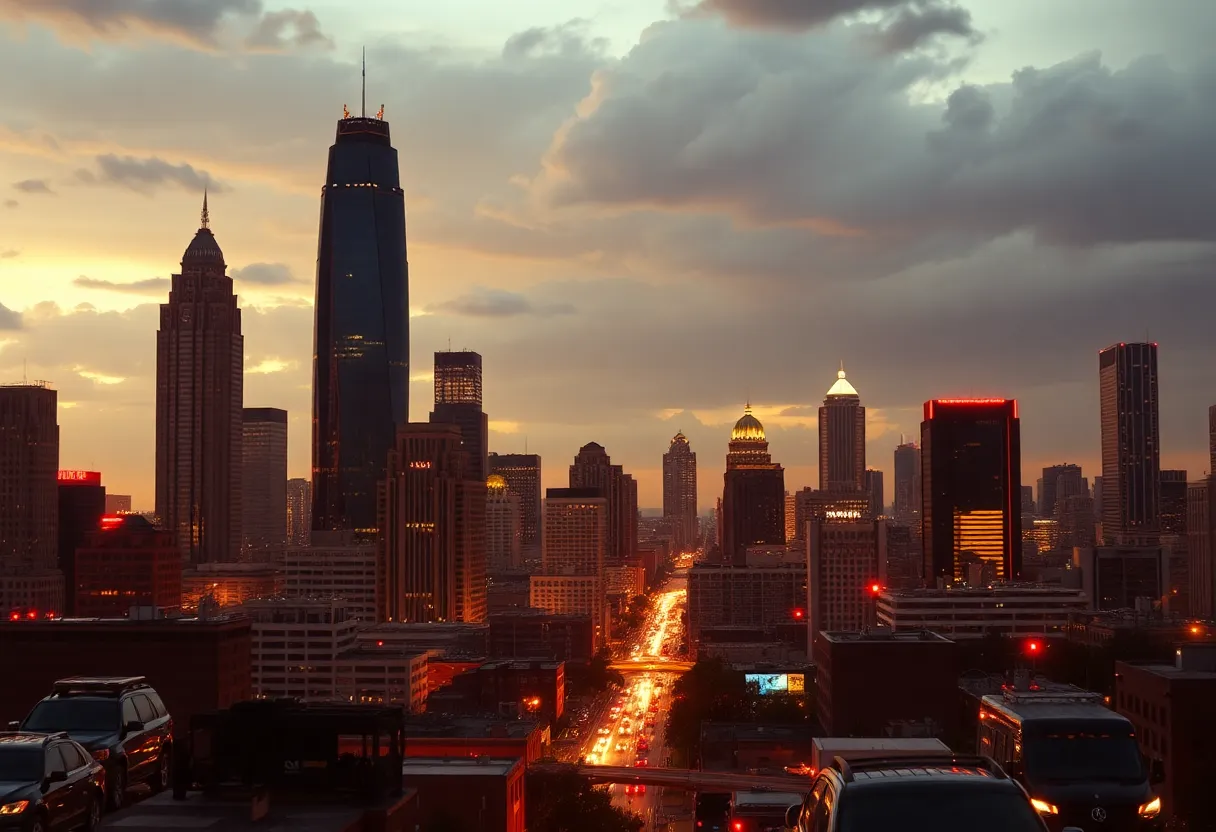 Atlanta skyline representing Will Trent season 3