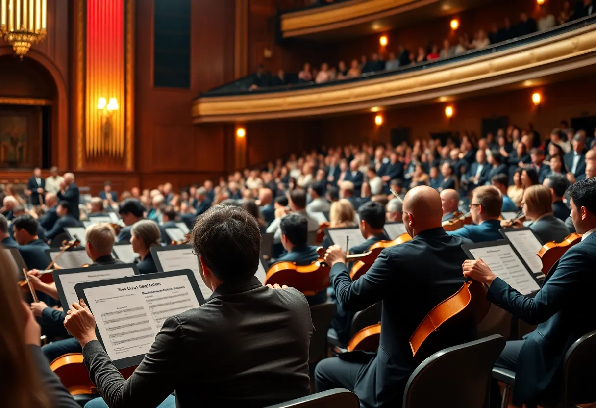 Orchestra performing at the Woodruff Arts Center in Atlanta