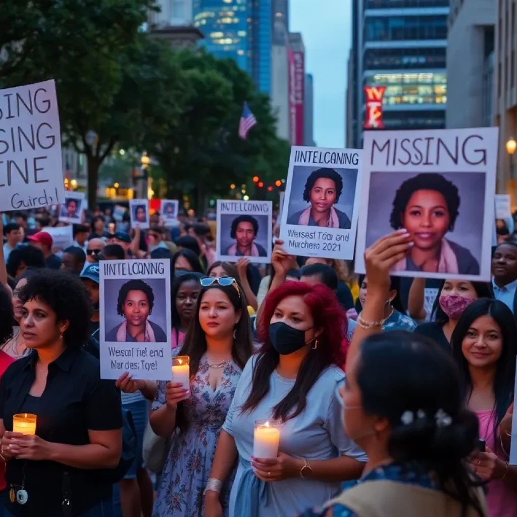 Community members gathering in Atlanta searching for missing sisters