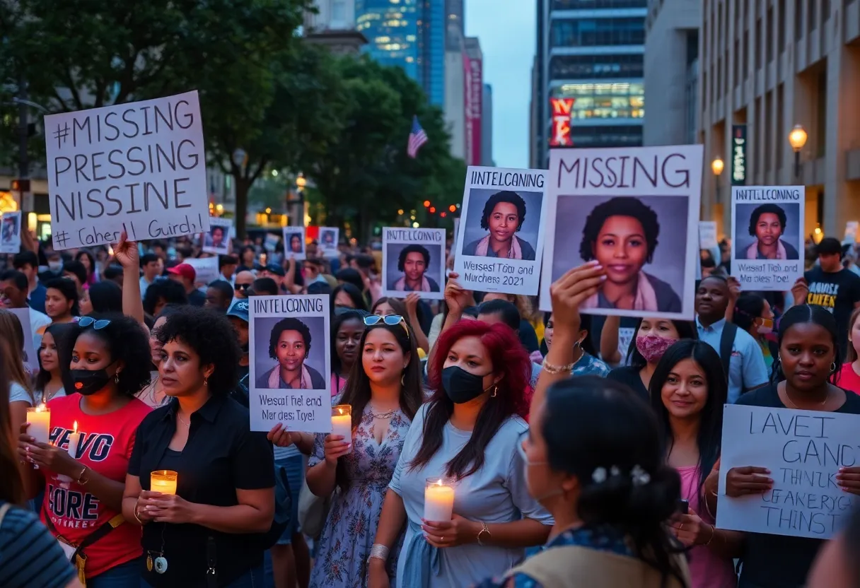 Community members gathering in Atlanta searching for missing sisters