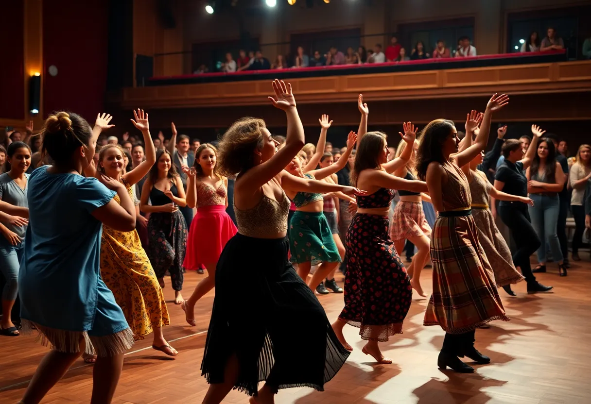 Dancers performing at Core Dance's festival in Atlanta