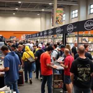 Vibrant atmosphere at Culture Collision 2025 with collectibles displays.
