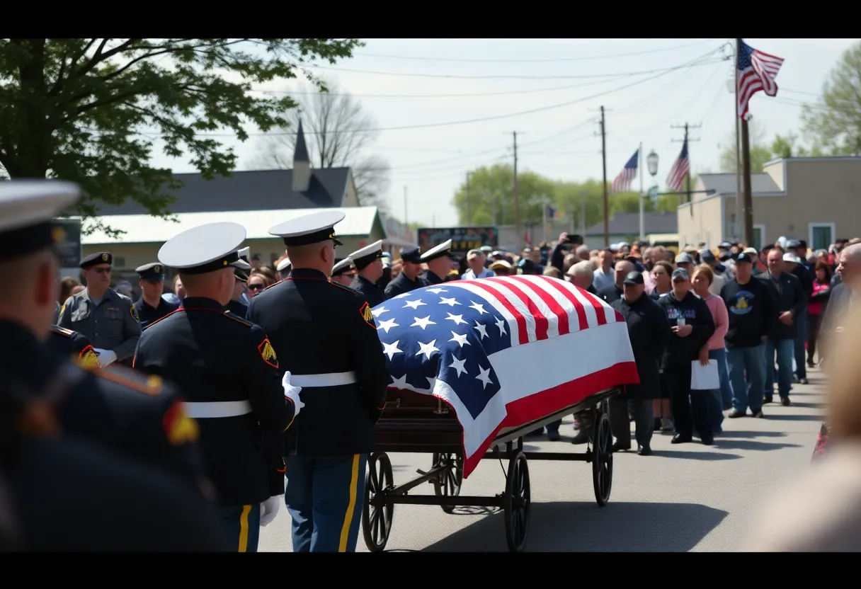 Crowd gathering for Jimmy Carter's funeral procession
