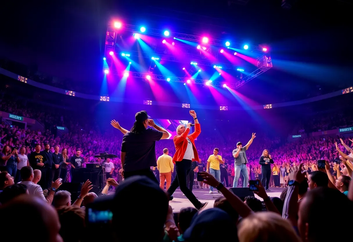 Mariah the Scientist performing at State Farm Arena