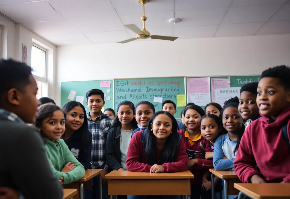Students in a classroom in Metro Atlanta