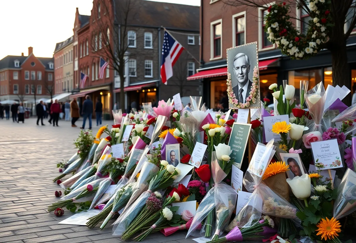 Tributes in Plains, Georgia for Jimmy Carter