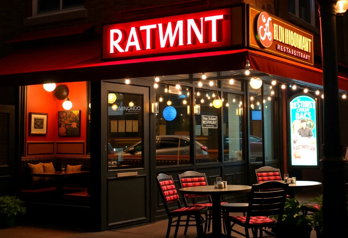Exterior view of Smack’n late-night restaurant in southwest Atlanta.