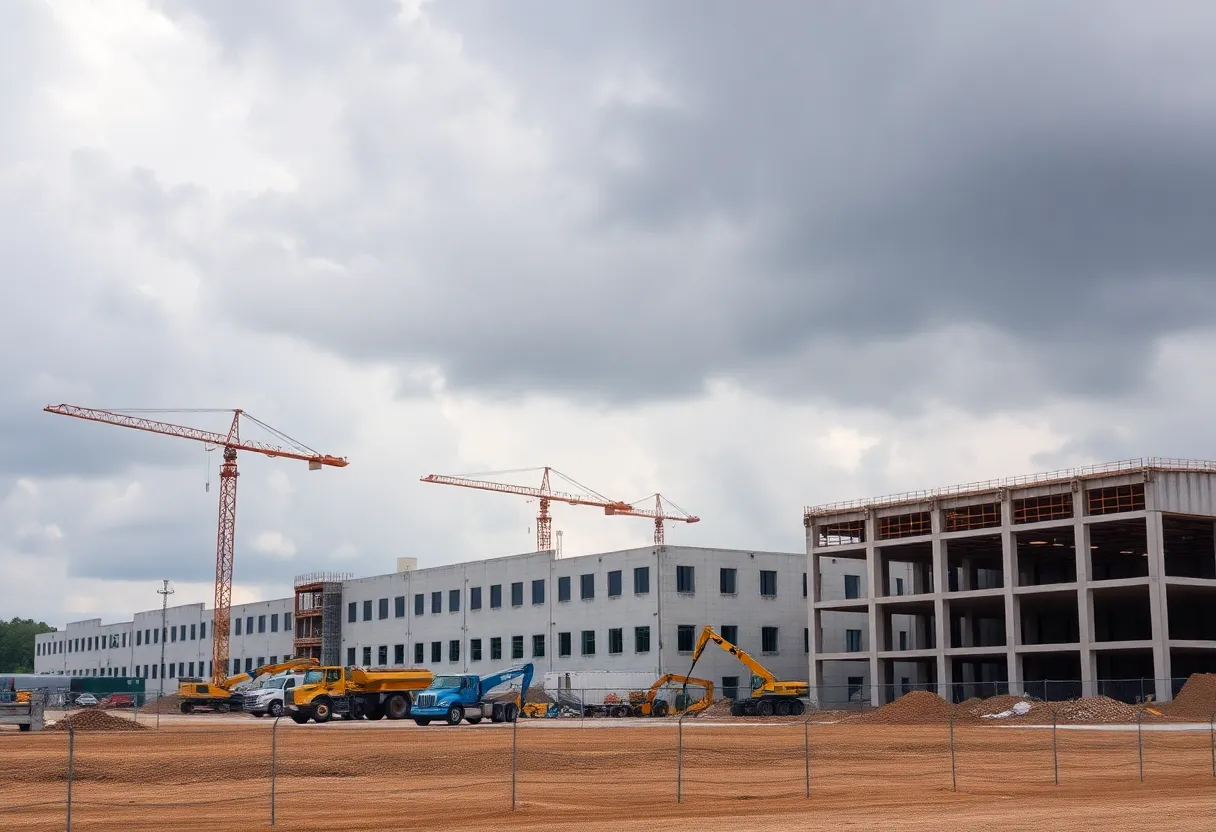 Construction site of Aspen Aerogels EV parts plant halting in Georgia
