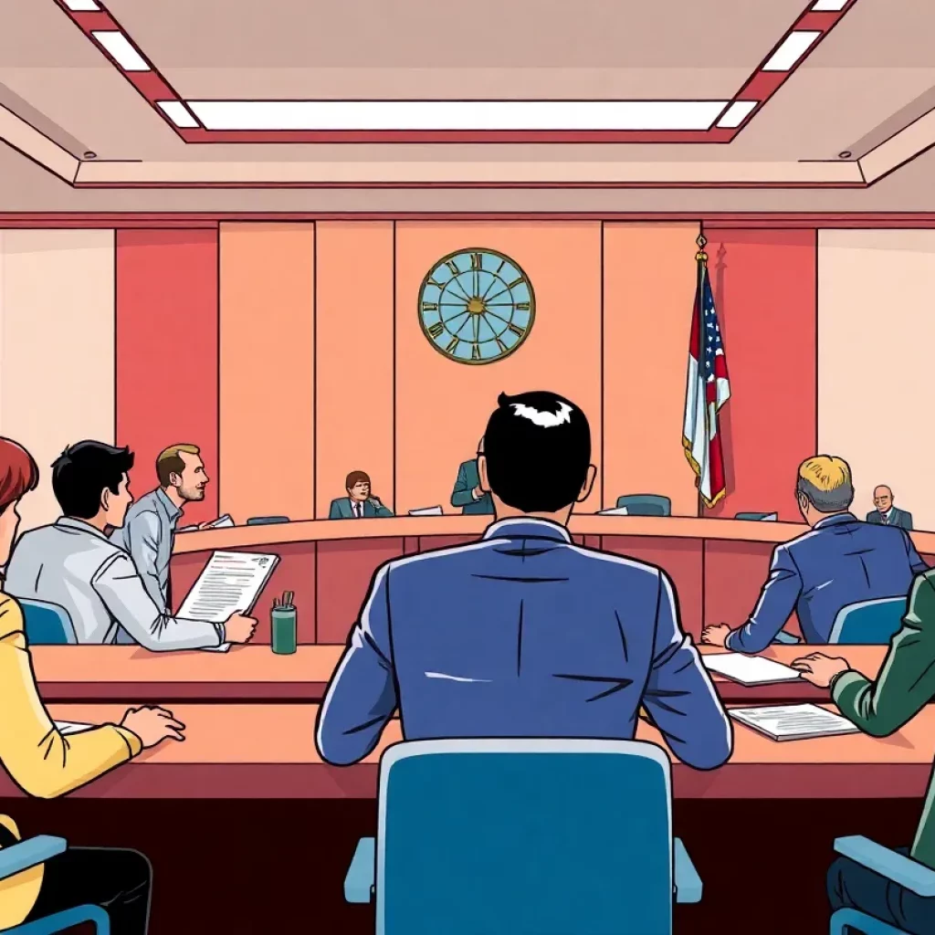 City council members discussing salary proposals