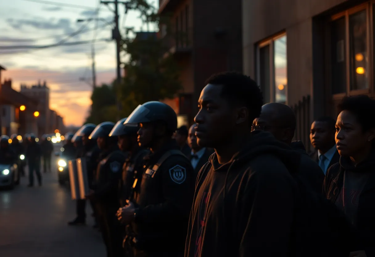 Police presence in Atlanta neighborhood