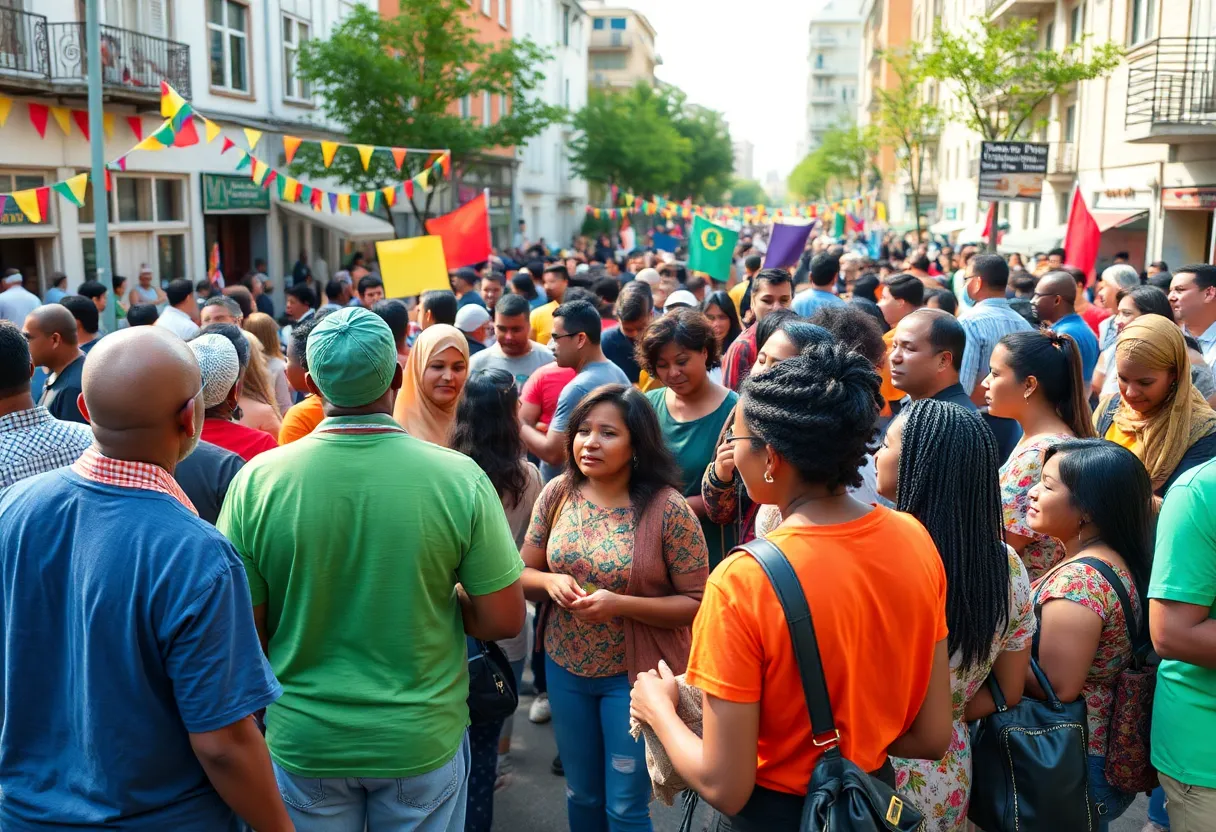 Community members celebrating at the Beloved Benefit in Atlanta