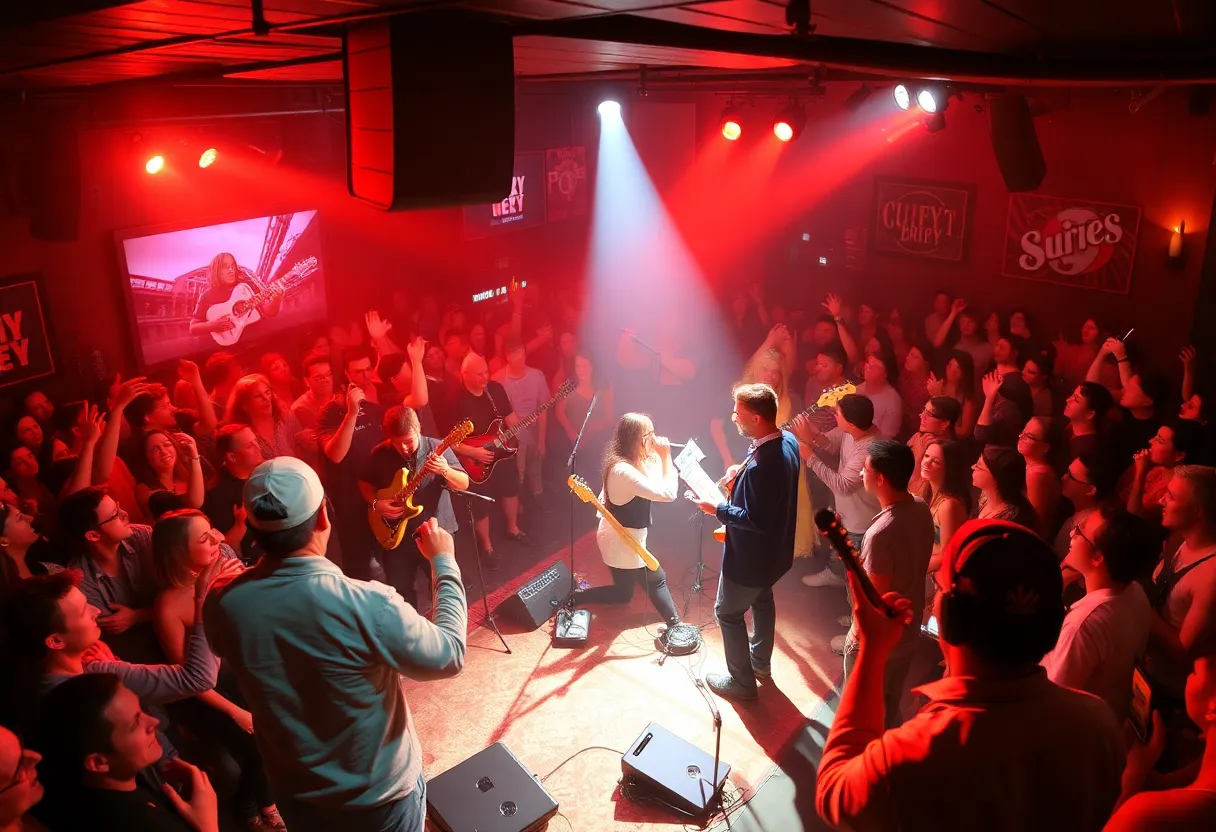 Audience enjoying a concert at Red Clay Music Foundry