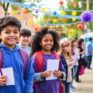 Buffalo Grove students celebrating their achievements at a community event.