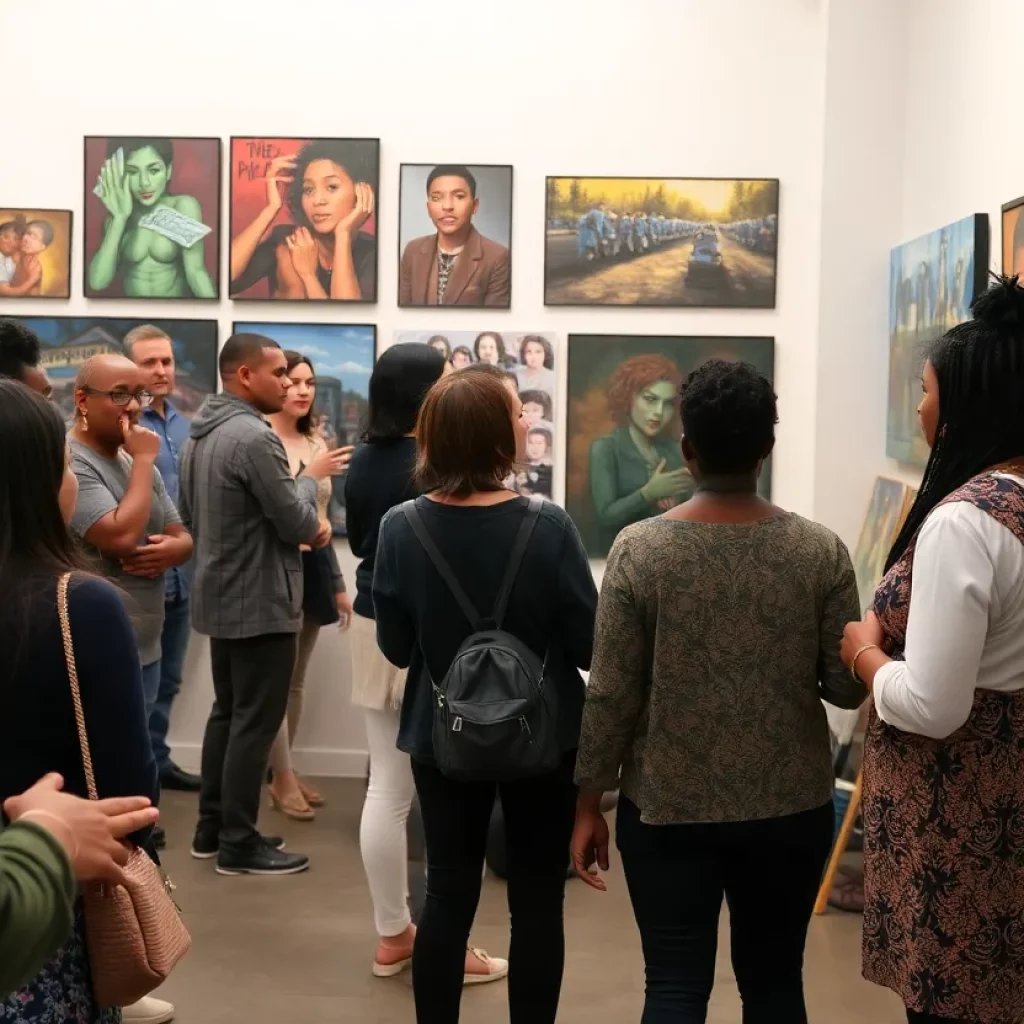 Art exhibit addressing community violence in Atlanta