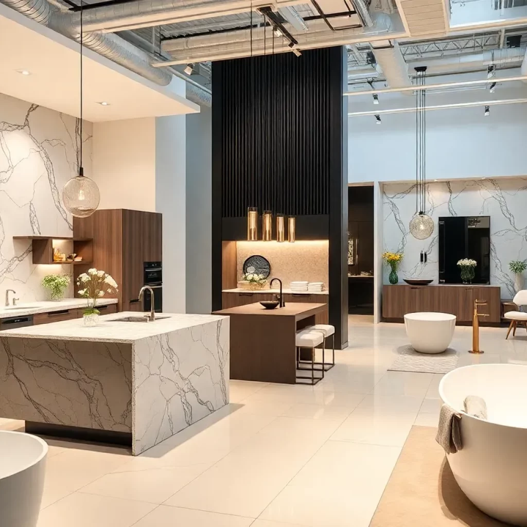 Interior view of CR Design Studio Buckhead showcasing luxurious home products