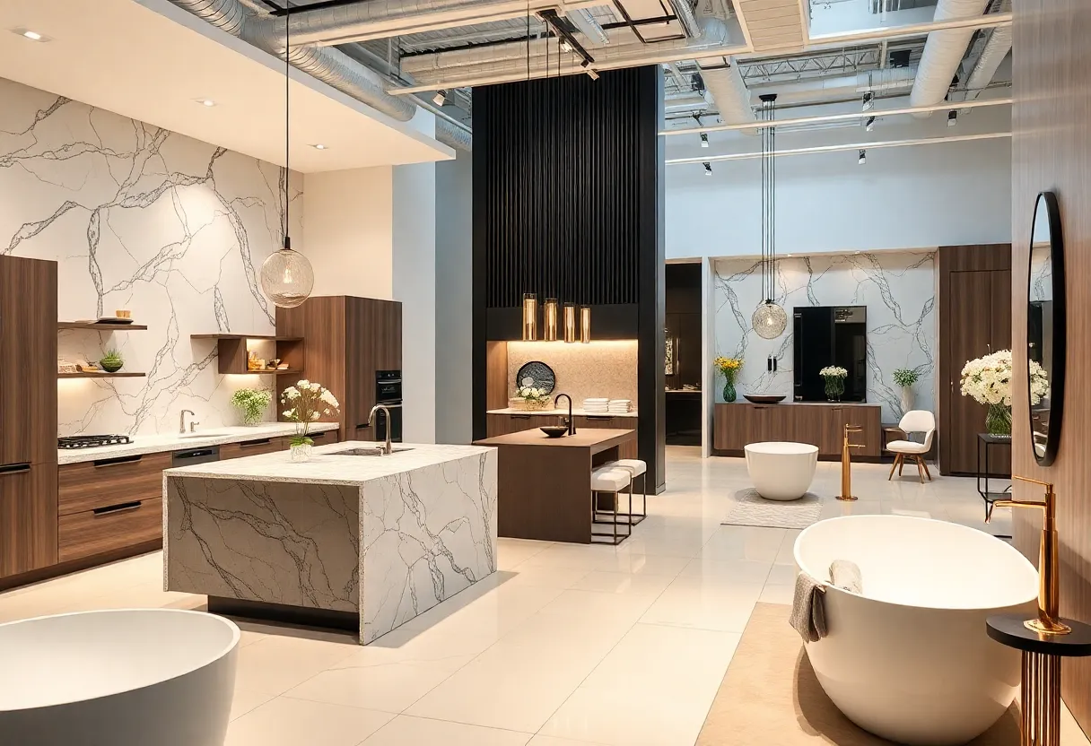 Interior view of CR Design Studio Buckhead showing home products