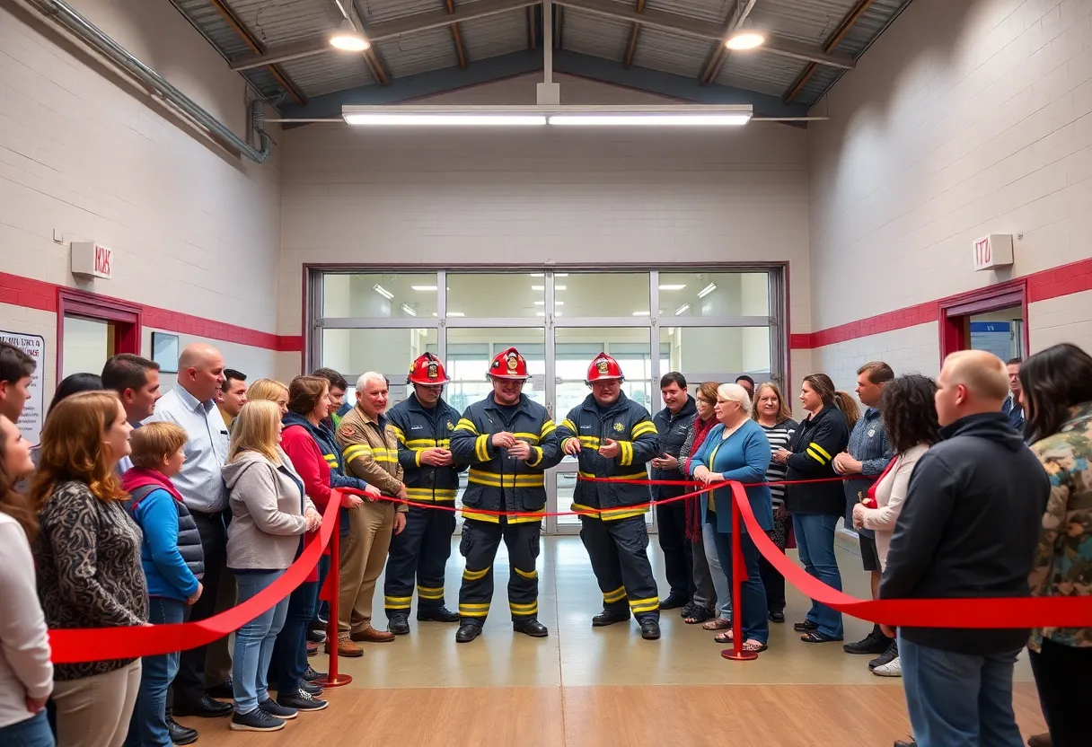 Fire Station 22 ribbon-cutting ceremony with community engagement