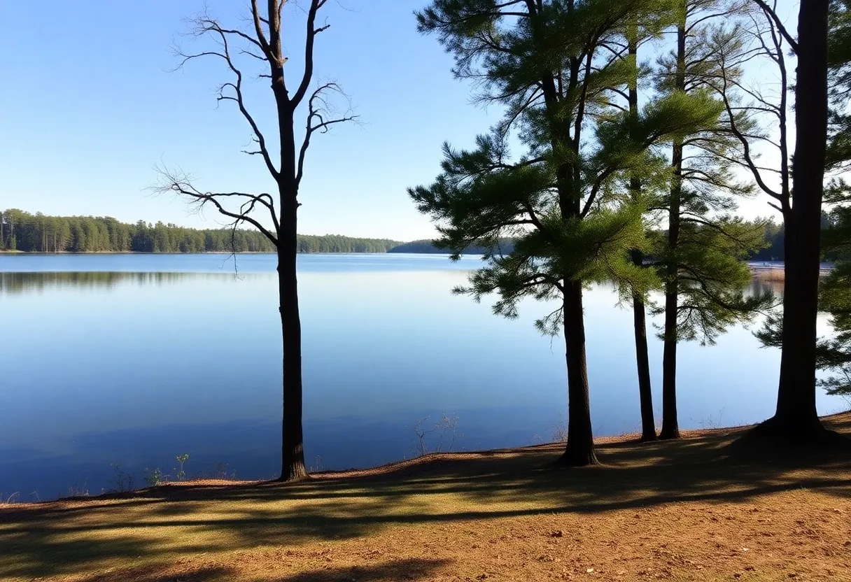 Lake Oconee where the search for the missing Atlanta teacher is ongoing.