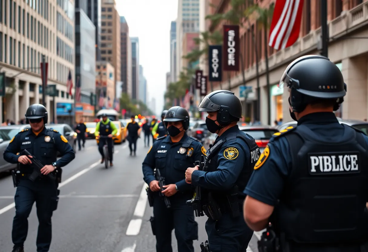 Law enforcement presence in Atlanta's streets