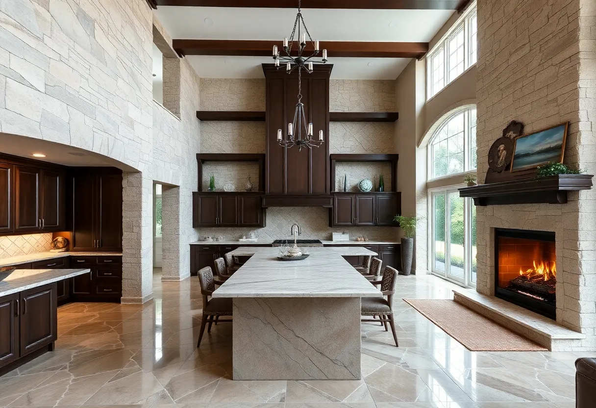Luxurious home interior with elegant design features