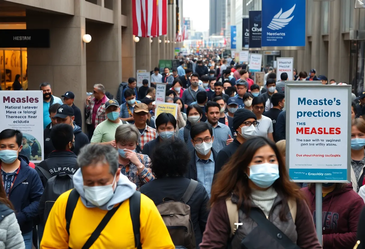 Public health awareness about measles in Atlanta