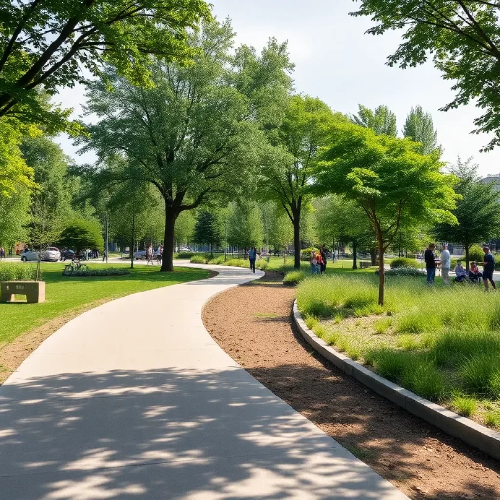 Construction of the PATH400 Trail Extension in North Buckhead
