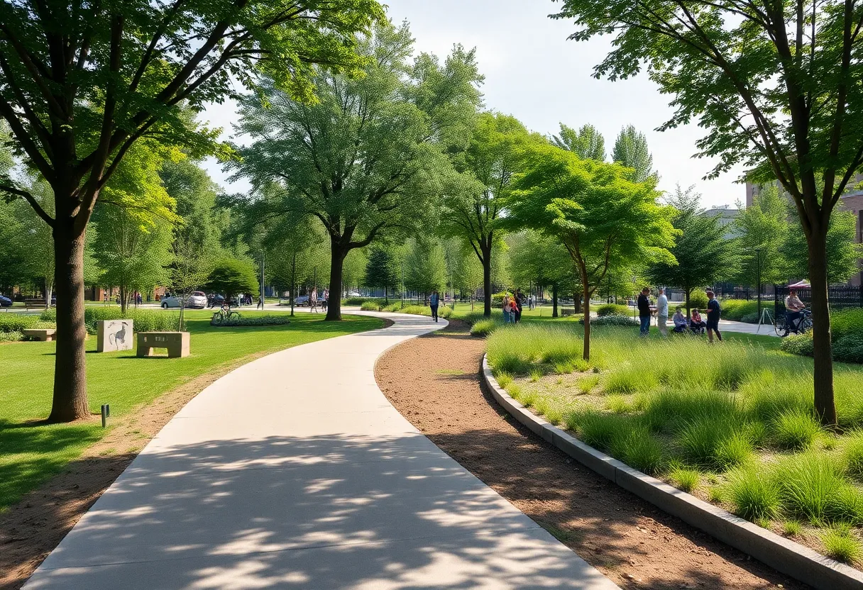 Construction of the PATH400 Trail Extension in North Buckhead