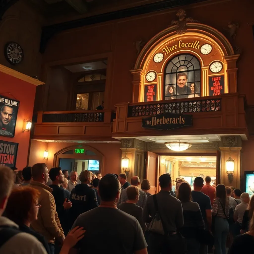 Attendees enjoy the Renegade Film Festival at a historic theater