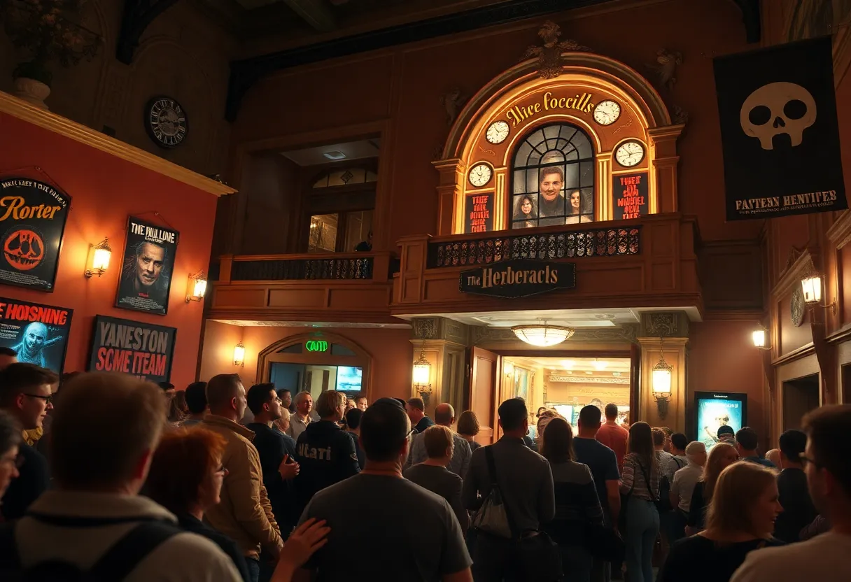Attendees enjoy the Renegade Film Festival at a historic theater