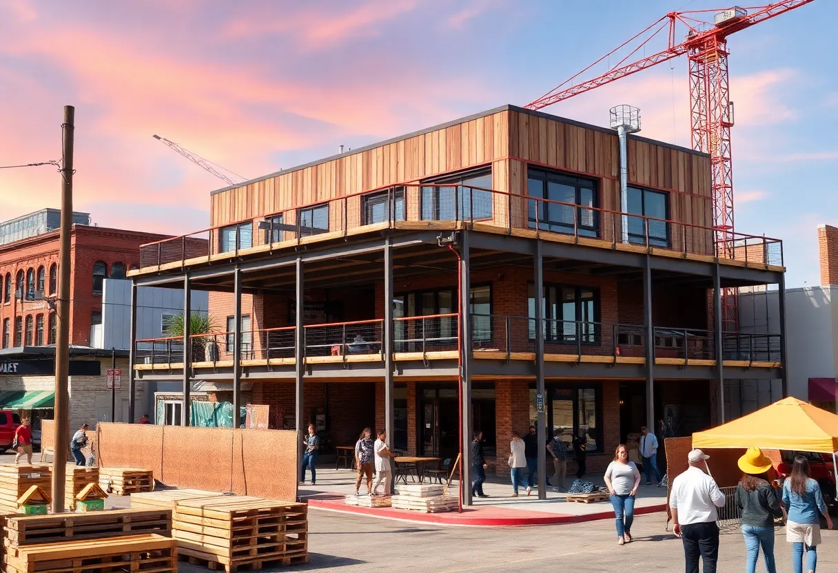 Construction site of StillFire Brewing in Smyrna, Georgia