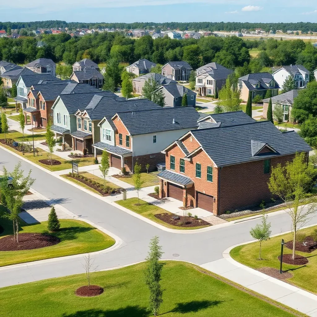 New housing developments in the Southeast U.S.