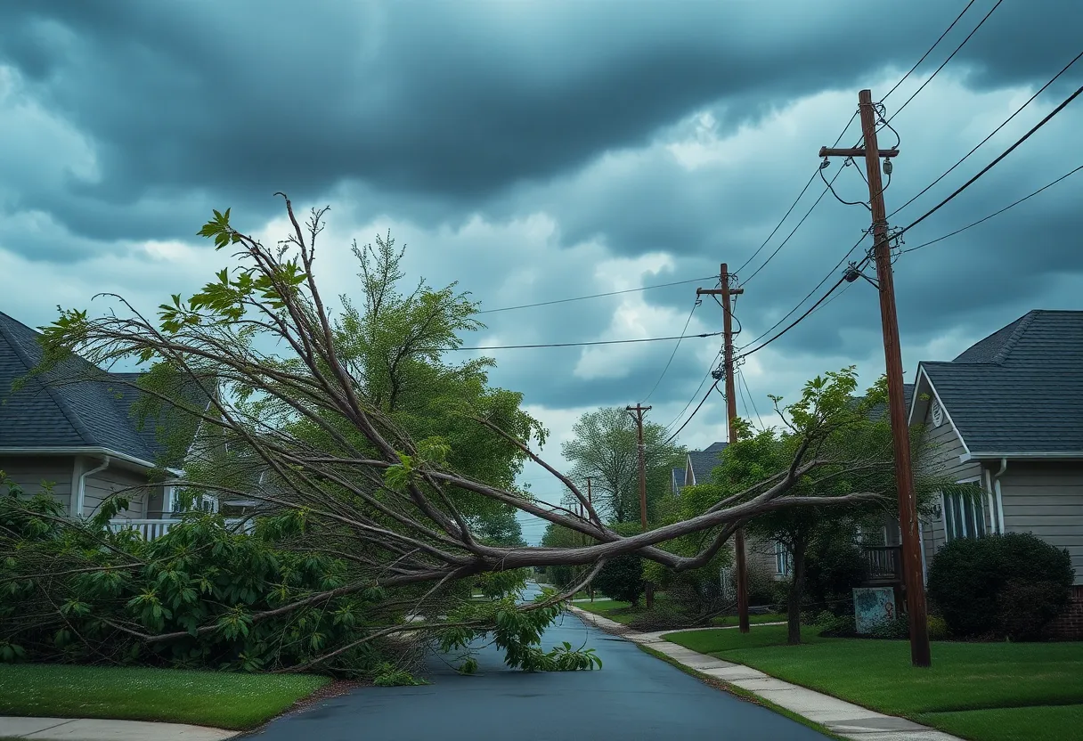 Damage from severe storms in Metro Atlanta