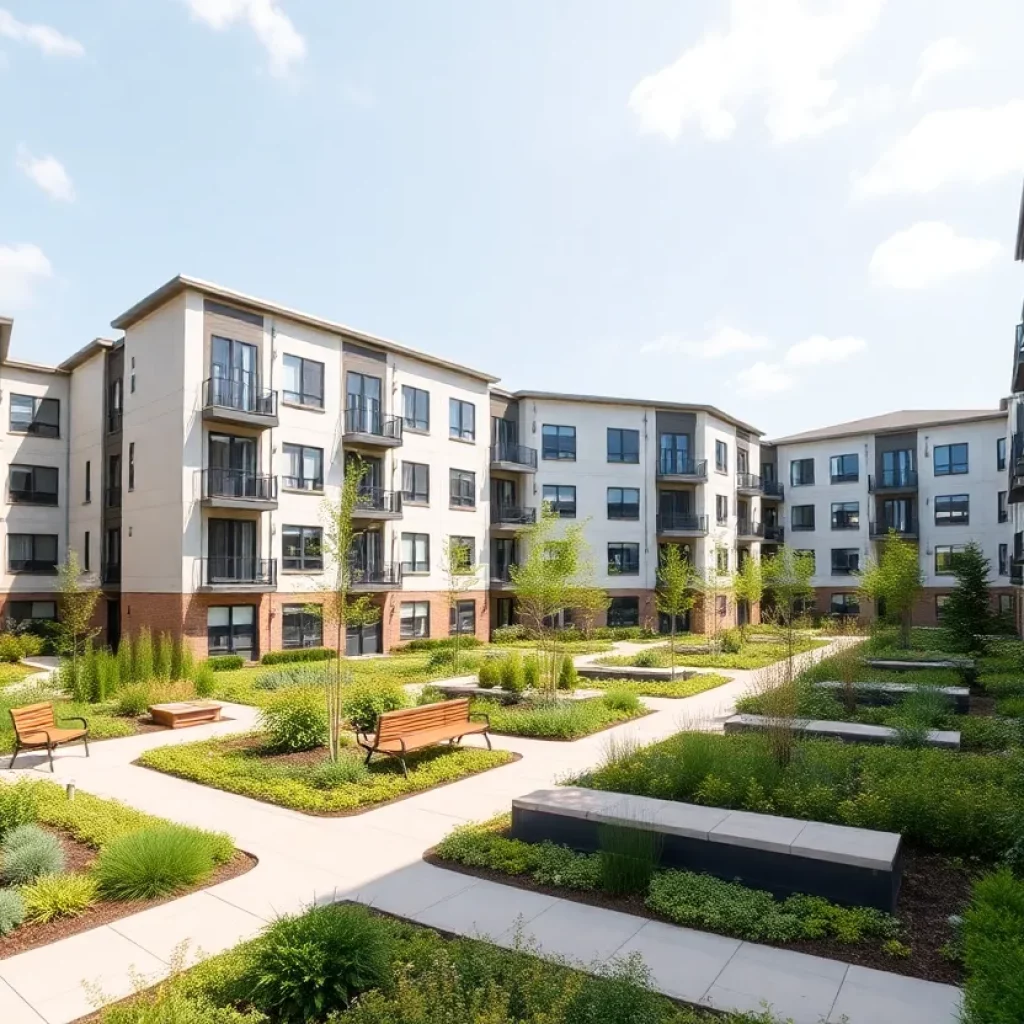 New multifamily development in Monroe, Georgia