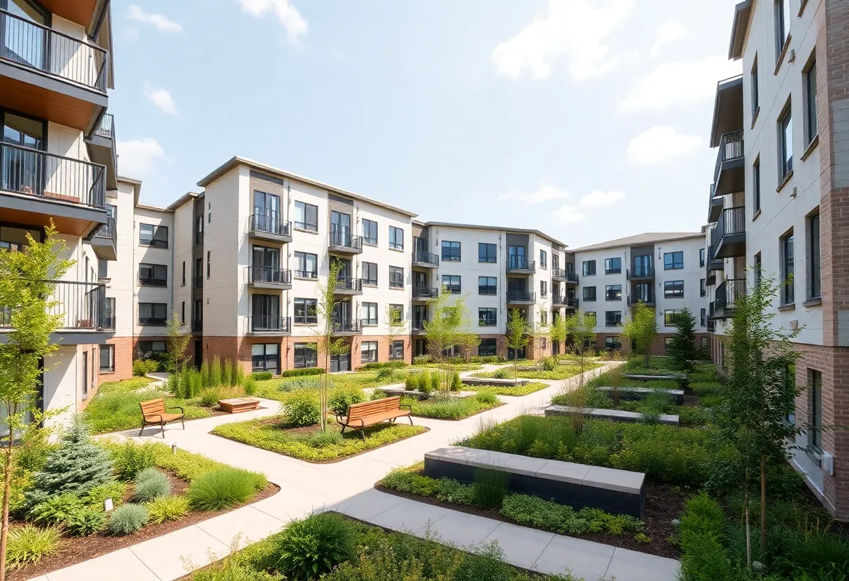 New multifamily development in Monroe, Georgia