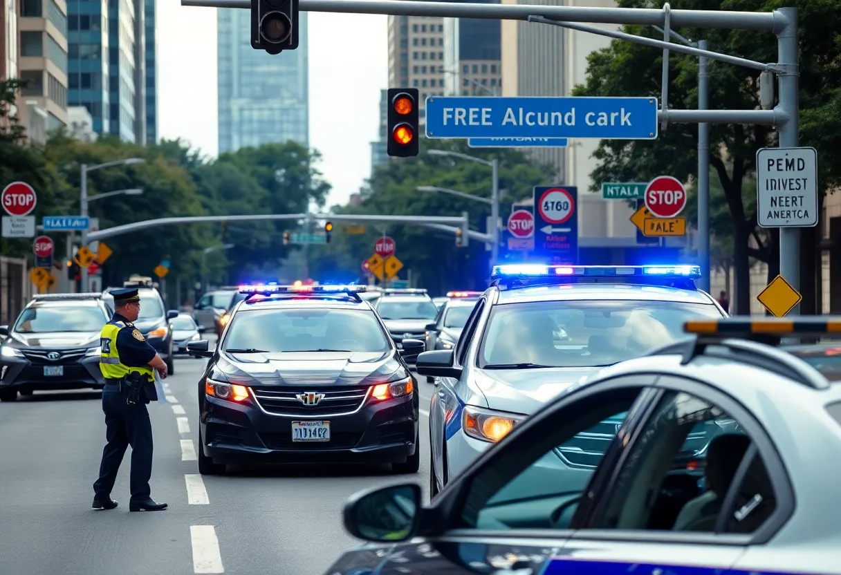 Traffic enforcement in Atlanta