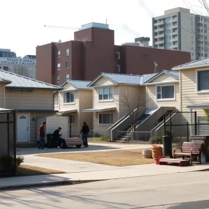Transitional housing facilities in Atlanta aimed at helping the homeless