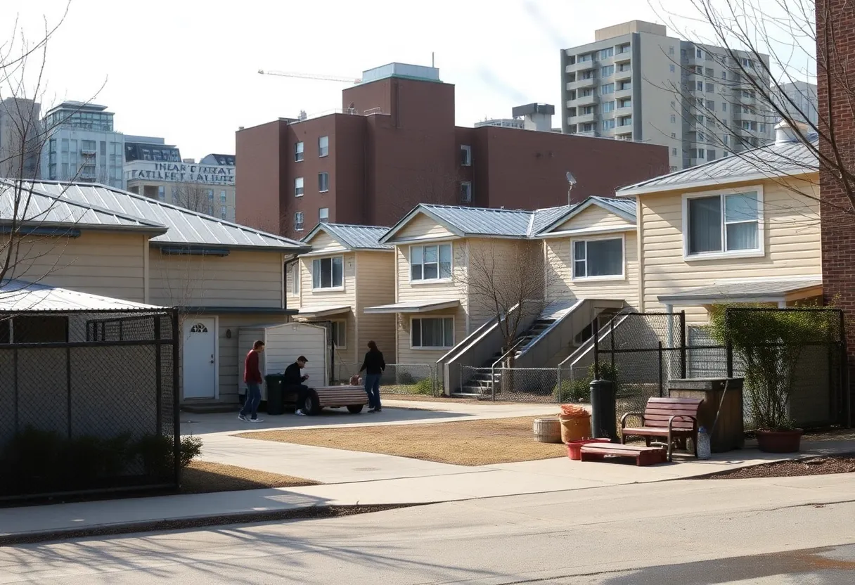 Transitional housing facilities in Atlanta aimed at helping the homeless