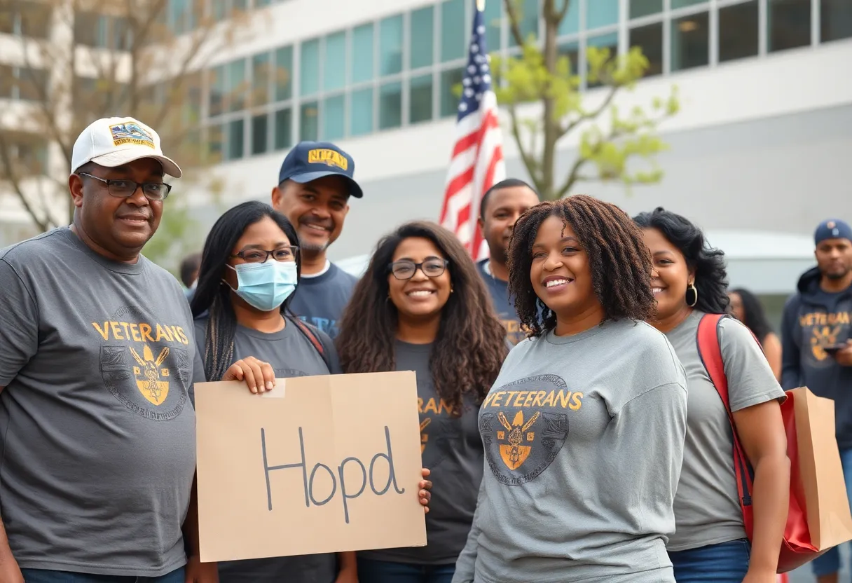 Community event for veterans support in Atlanta