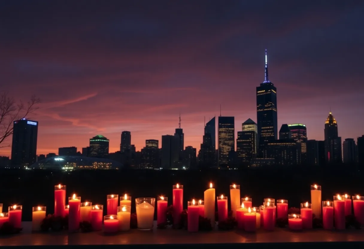 Candlelight vigil in Atlanta honoring victims of gang violence