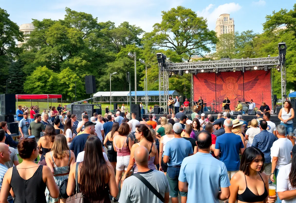 404 Day 2025 Atlanta outdoor music festival with diverse artists and enthusiastic crowd