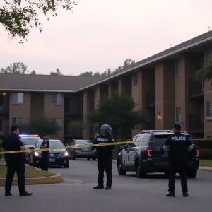 Police presence at Atlanta apartment complex
