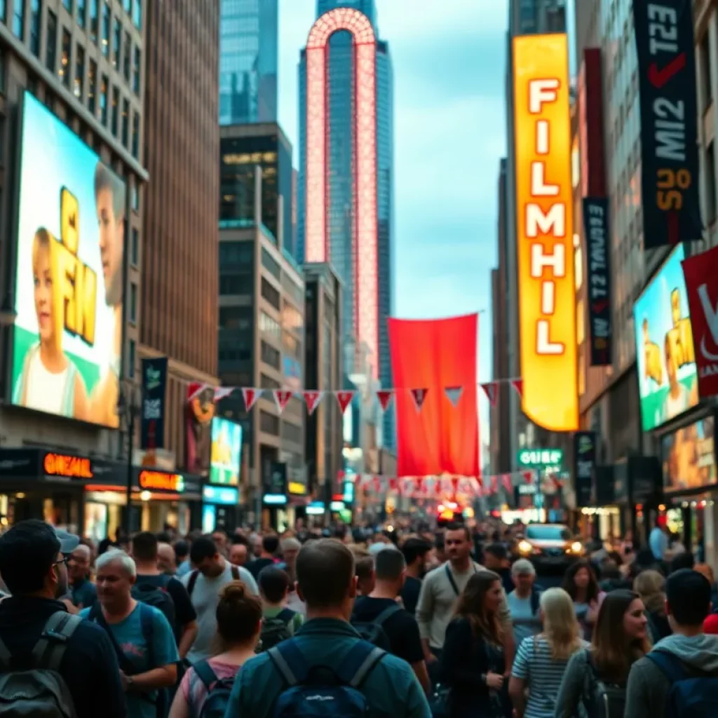Crowd gathering at the Atlanta Film Festival 2025