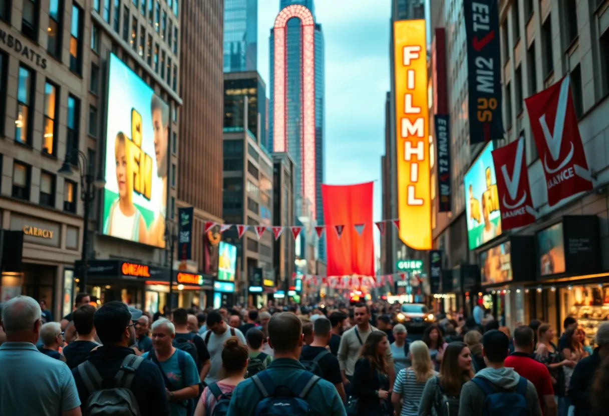 Crowd gathering at the Atlanta Film Festival 2025